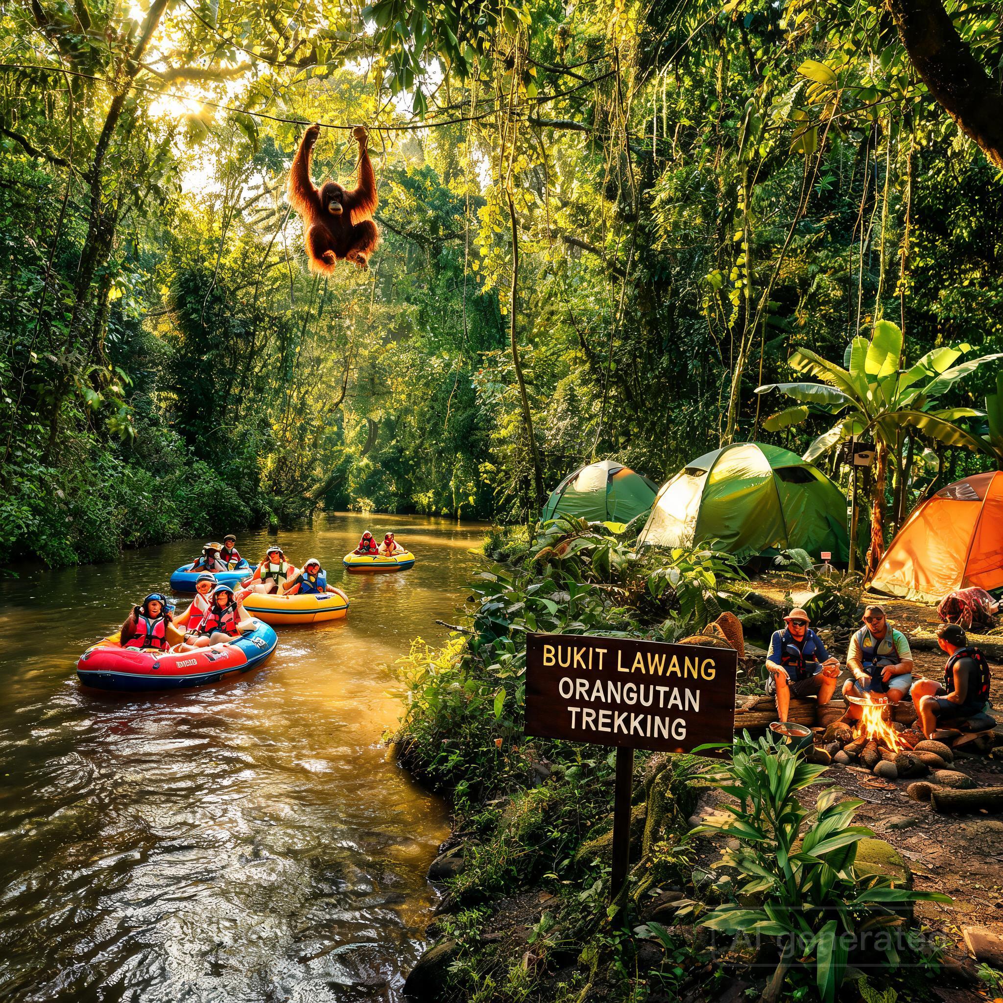 Bukit Lawang Orangutan Trekking bagian 3