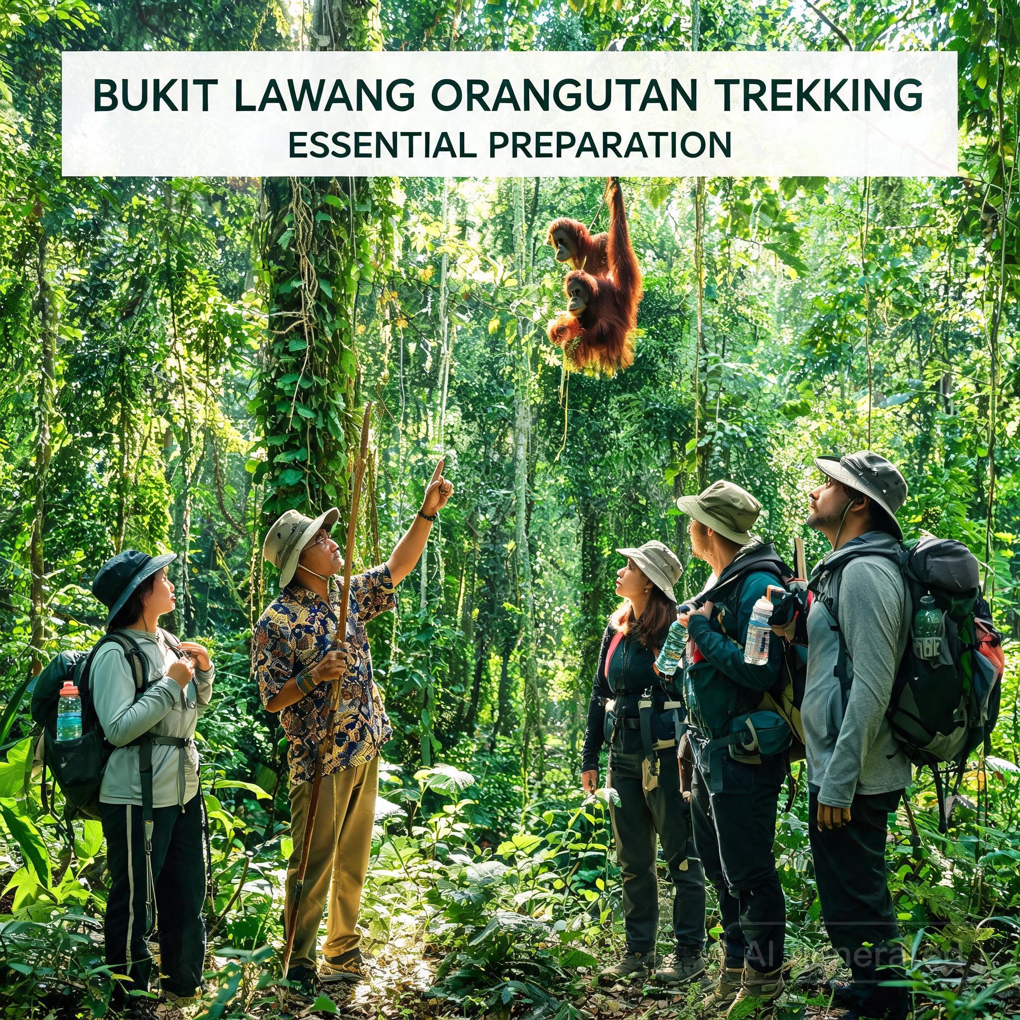 Bukit Lawang Orangutan Trekking bagian 4