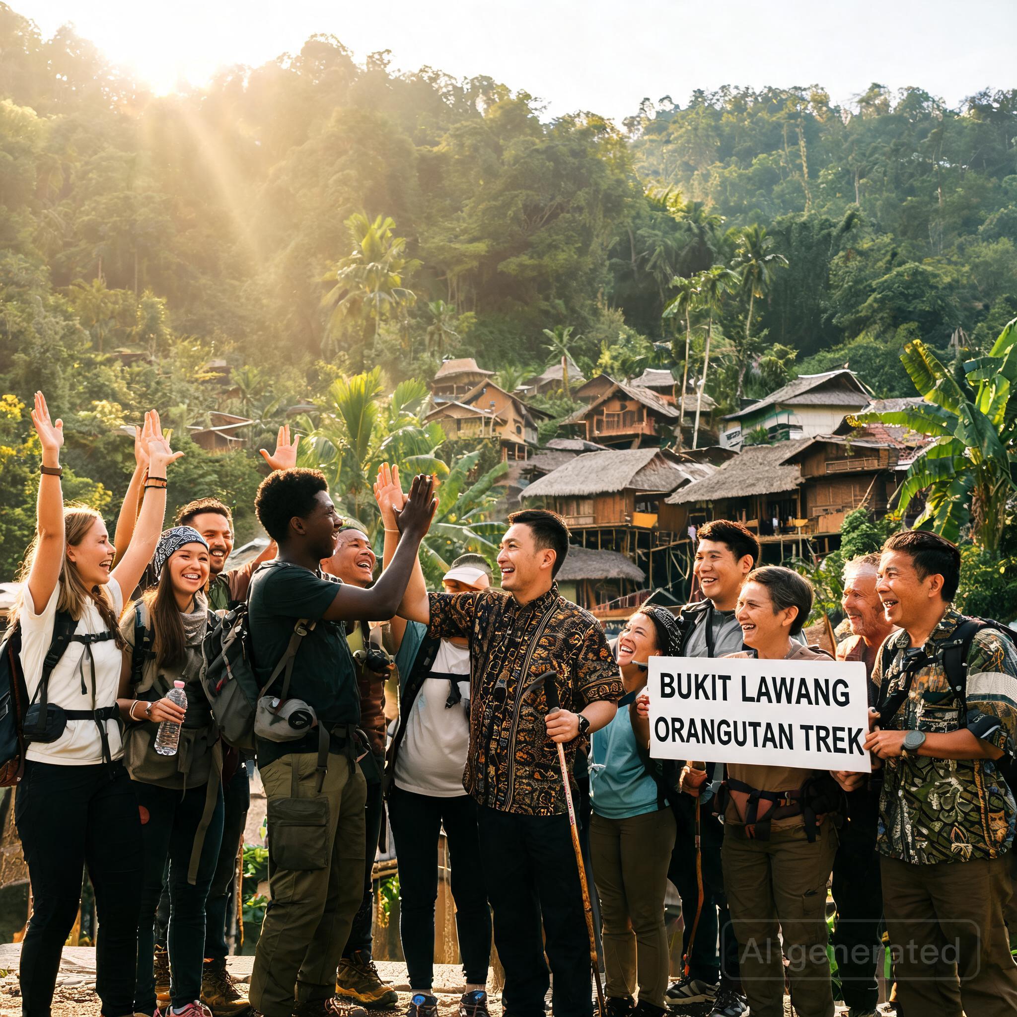 Bukit Lawang Orangutan Trekking bagian 5